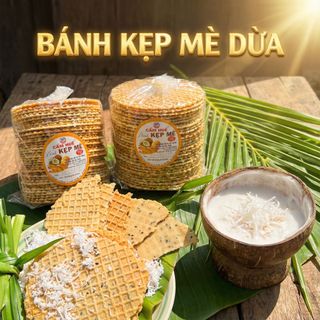 BÁNH KẸP MÈ DỪA BÉO THƠM 500G – CỐT DỪA NGUYÊN CHẤT - WINNIE HOUSE