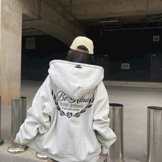 Áo khoác nỉ nam nữ nón to BE KIND