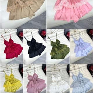 Bộ ngủ lua ngắn xinh