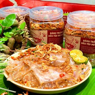 BÁNH TRÁNG DẺO ME TÉP SẤY – CHUA CAY DẺO DAI CỰC CUỐN 400G - WINNIE HOUSE