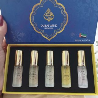 Sét Tinh Dầu Nước Hoa Dubai 5 Chai Dạng Xịt