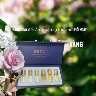 Sét Tinh Dầu Nước Hoa Dubai 6 Chai | Đậm Mùi | Thơm Lâu