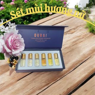 Sét Tinh Dầu Nước Hoa Dubai 6 Chai | Đậm Mùi | Thơm Lâu