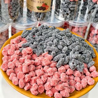 Kẹo dâu tây mix dâu tằm hủ 500g