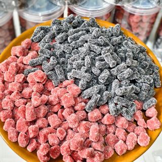 Kẹo dâu tây mix dâu tằm hủ 500g