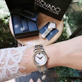 SĂN SALE ĐỒNG HỒ NAM NỮ CAO CẤP MODADO DÂY THÉP MẶT TRƠN LẺ SIZE