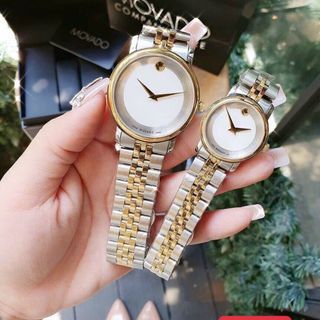 SĂN SALE ĐỒNG HỒ NAM NỮ CAO CẤP MODADO DÂY THÉP MẶT TRƠN LẺ SIZE