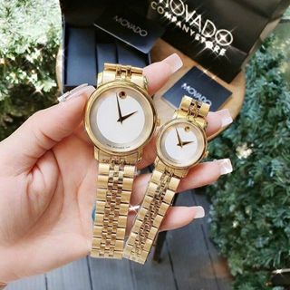 SĂN SALE ĐỒNG HỒ NAM NỮ CAO CẤP MODADO DÂY THÉP MẶT TRƠN LẺ SIZE