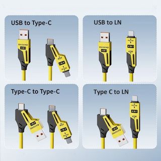 Cáp sạc đa năng 4in1 65W