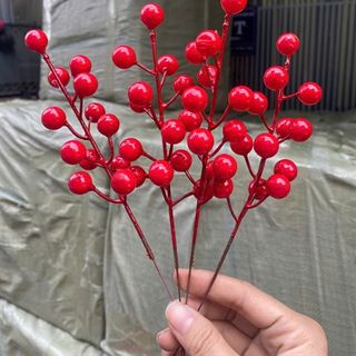 Set bình hoa kèm đông đào trang trí ngày tết ( BÌNH + ĐÔNG ĐÀO )