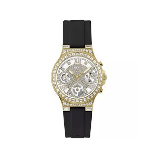 ĐỒNG HỒ NỮ CAO CẤP GUECC MOONLIGHT MẶT TRÒN VIỀN HỘT DÂY SILICON