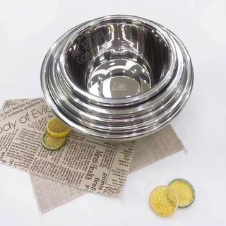 THAU INOX VIỀN LỚN 28CM MÃ B