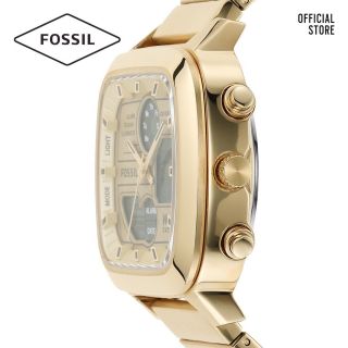 ĐỒNG HỒ NAM CAO CẤP POSSIL DÂY THÉP  VÀNG MẶT VUÔNG HIỂN THỊ KIM VÀ SỐ FULLBOX