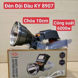 ĐÈN PIN ĐỘI ĐẦU SIÊU SÁNG 6000W KY 8907
