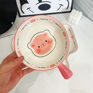 Chảo tay cầm lợn hồng cute (THÙNG 40C)