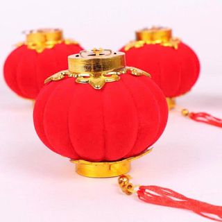 SET 25 LỒNG ĐÈN NHUNG SIZE 5CM