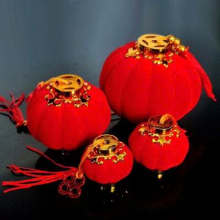 SET 25 LỒNG ĐÈN NHUNG SIZE 5CM