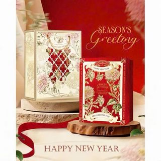 HỘP QUÀ LẮP RÁP ĐẠI ĐÓA LỘNG ÉP KIM (39x31x11)cm ($)