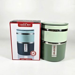 6504 - Cặp lồng bọc nhựa "930ML" (THÙNG 24C)