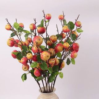 CÀNH QUẢ TÁO 5 QUẢ TRANG TRÍ DECOR