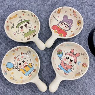 Chảo Sứ Tay Cầm Shin Mã A/B/C/D ( THÙNG 48C )