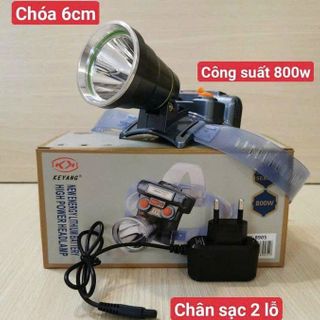 ĐÈN PIN ĐỘI ĐẦU CHÓA LỚN SIÊU SÁNG KY 8905