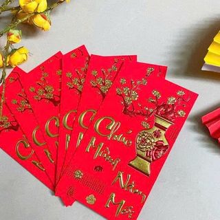 SET 6 BAO LÌ XÌ ĐỎ MAY MẮN 2026 (T100)