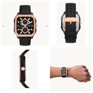 ĐỒNG HỒ NAM CAO CẤP POSSIL BQ2654 DÂY DA ĐEN MẶT VUÔNG CHONOGRAP FULLBOX