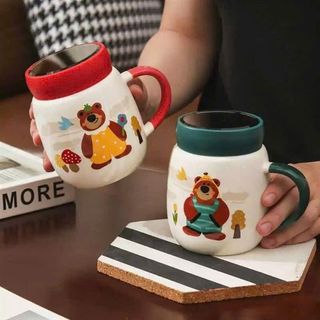 Cốc Sứ Gương Gấu Noel ( THÙNG 60C )