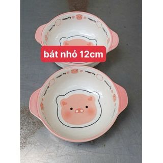Bát Sứ Hai Tai Lợn Hồng ( THÙNG 72C )