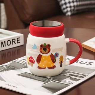 Cốc Sứ Gương Gấu Noel ( THÙNG 60C )