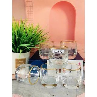 Cốc Trứng Mài Luminac Viền Vàng 2572 ( THÙNG 8B )