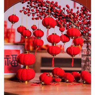 SET 30 LỒNG ĐÈN NHUNG SIZE 4CM