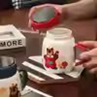 Cốc Sứ Gương Gấu Noel ( THÙNG 60C )