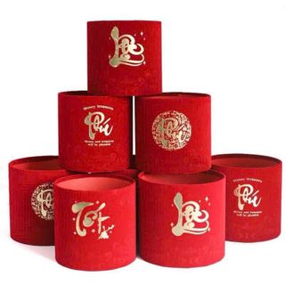 SET 2 TRỤ NHUNG CẮM HOA TUYỆT ĐẸP