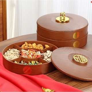 Khay Mứt Vân Gỗ 8064 ( THÙNG 28C )