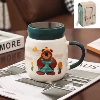 Cốc Sứ Gương Gấu Noel ( THÙNG 60C )