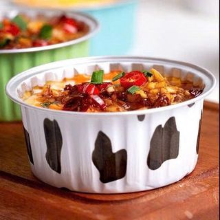 Khay giấy bạc nướng bánh bò sữa 125ml