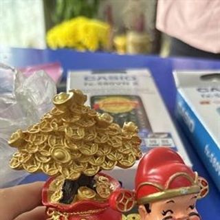 Set / Bộ Ông Thần Tài Kèm Cây Kim Tiền ( THÙNG 80B )