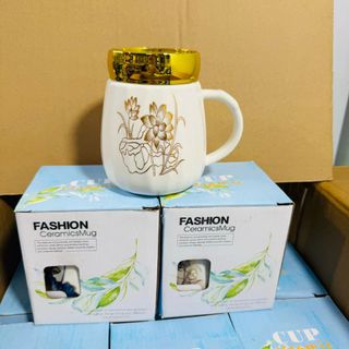 Ly Sứ ,Cốc Sứ Nắp Gương Mẫu Mới (THÙNG 70C)