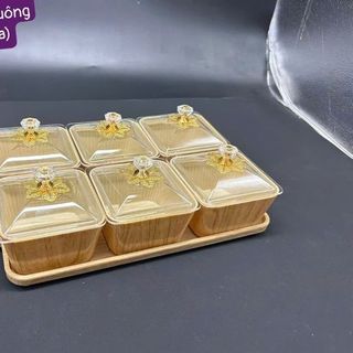 LD TL Khay Mứt Vân Gỗ 6 CN (THÙNG 24B)