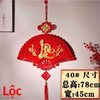 LIỄNG TREO CHỮ PHÚC LỘC THỌ TẾT