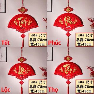 LIỄNG TREO CHỮ PHÚC LỘC THỌ TẾT