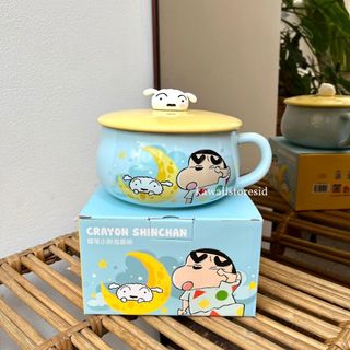 Âu Sứ / Bát Sứ Shin Quai Cầm Kèm Nắp ( THÙNG 18C )