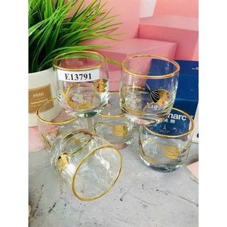 Cốc Thủy Tinh Luminac Viền Vàng E13791 ( THÙNG 8B )
