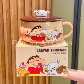 Âu Sứ / Bát Sứ Shin Quai Cầm Kèm Nắp ( THÙNG 18C )