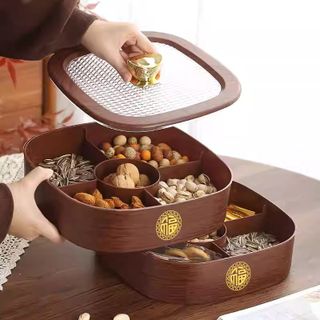 Khay Mứt Vân Gỗ 8062 ( THÙNG 24C )