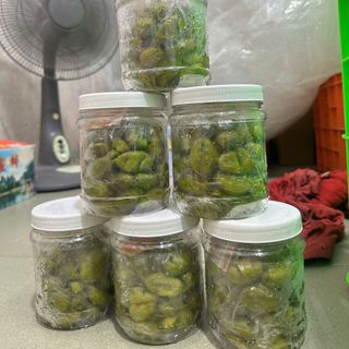 Cà na thái đập dập xốc muối ớt bịch 500g