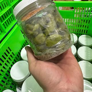 Cà na thái đập dập xốc muối ớt bịch 500g