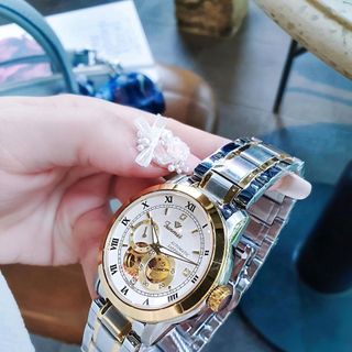 ĐỒNG HỒ NAM CHÍNH HÃNG FUNMEI CƠ FC230 MTRÒN LỘ ĐÁY FULLBOX TEM HÃNG